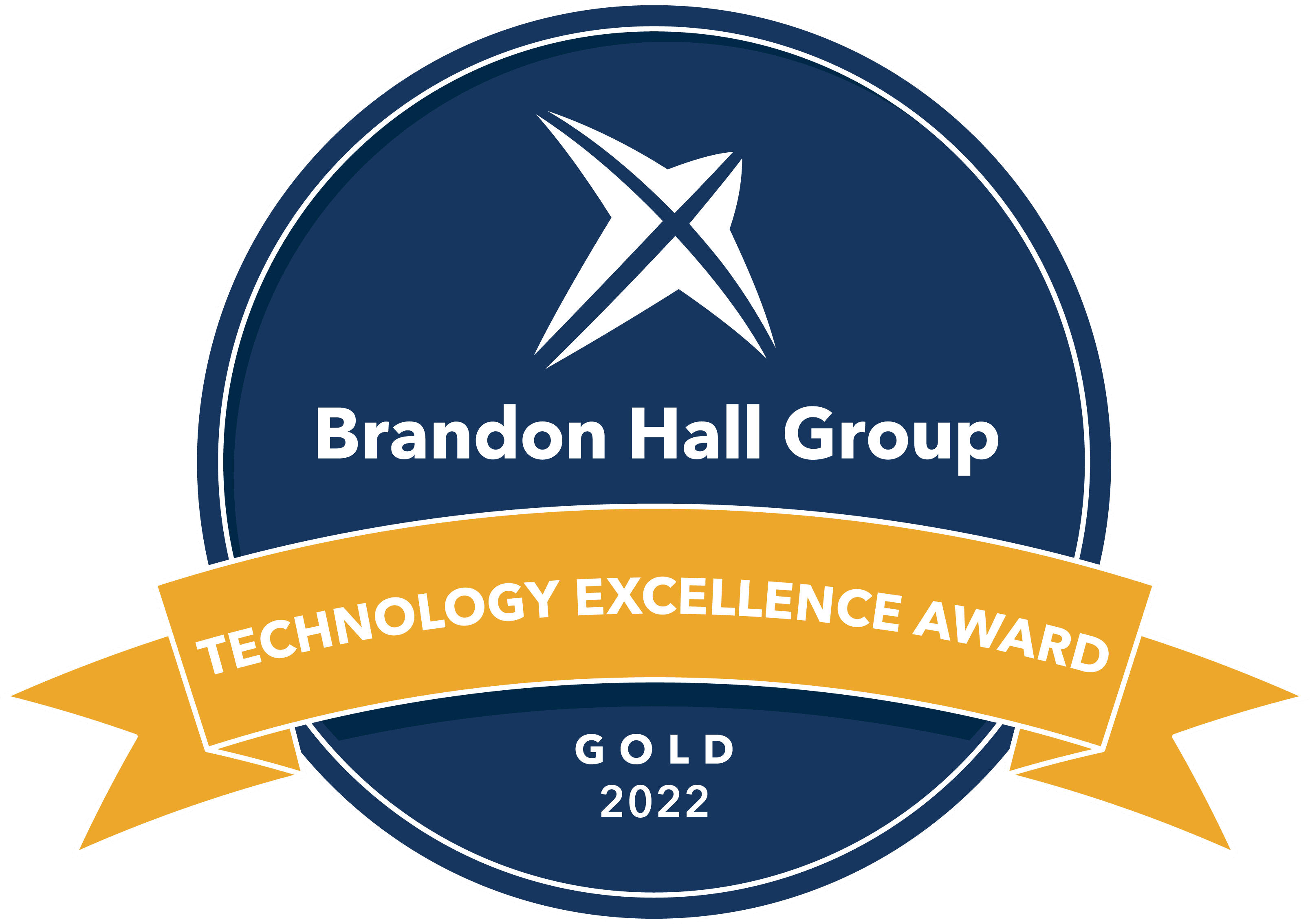 Brandon Hall Group Excellence in Technology Award Program - Gold Award 2022