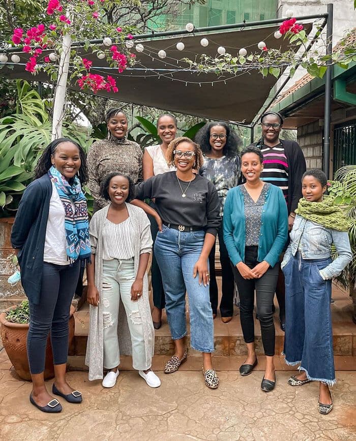 Cohort Sistas women and non-binary doctoral research participants in Nairobi